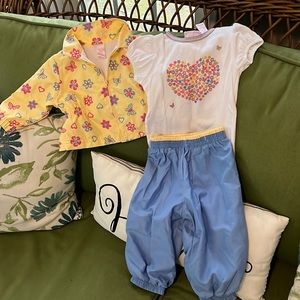 All Mine 3pc girls set- jacket,onesie, and pants